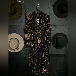 Express embroidered dress